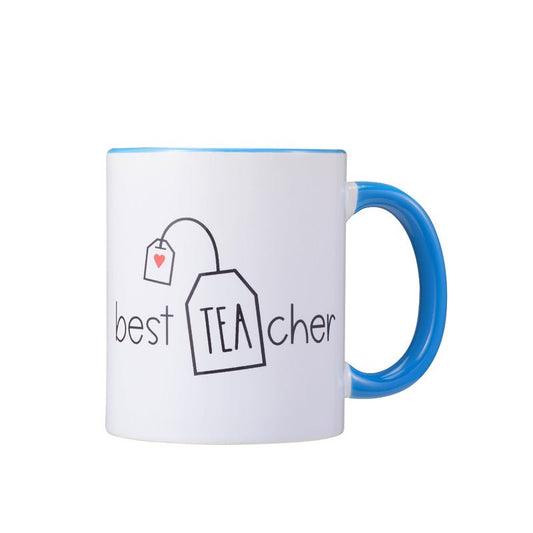 Best TEAcher Ceramic White Coffee Mug