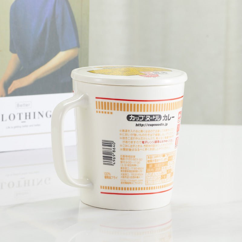 Fun Instant CURRY CUP NOODLE Design Coffee Mug side view