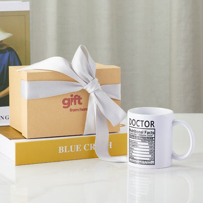 Doctor Nutritional Facts Coffee Mug Gift Set