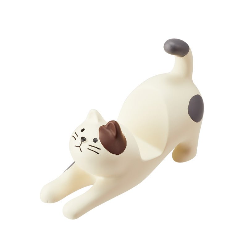 Adorable stretching cat phone holder