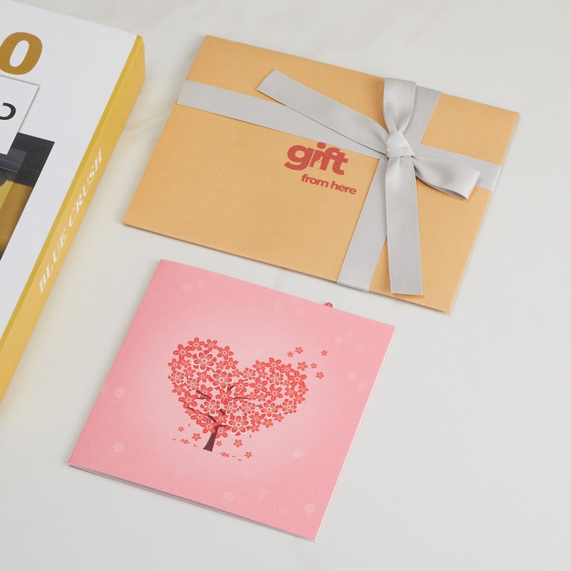 3D Pop-Up Heart Greeting Card with Premium Gift Box