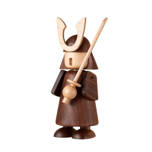 Wooden Samurai Figurine Ornament - Gift From Here