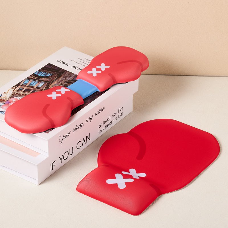 Boxing Glove Shaped Mouse Pad & Wrist Rest Set - Gift From Here